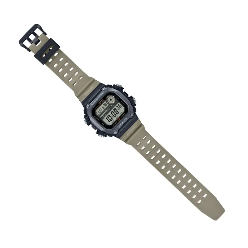 Casio Digital Resin Band Grey Dial Men's Watch- DW-291HX-5AV